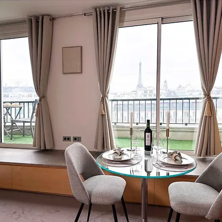 Champs Elysees - Prestige With Balcony Ac And View For 3 巴黎