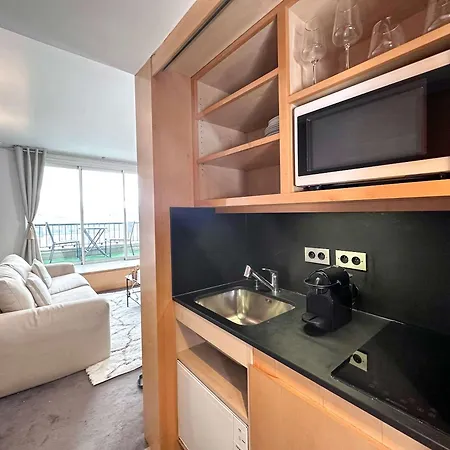 Champs - Elysees View With Balcony - Ac For 3 Apartment *