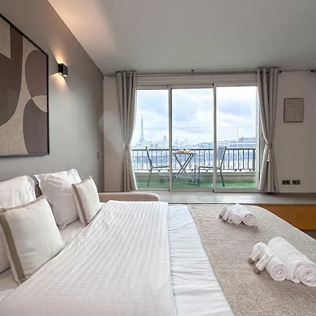 Champs Elysees - Prestige With Balcony Ac And View For 3 公寓